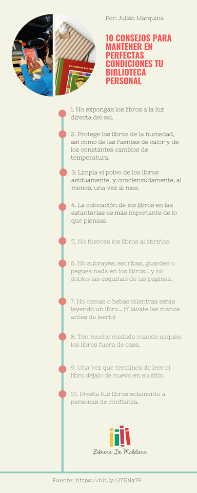 10 consejos para mantener en perfectas condiciones los libros de tu biblioteca personal