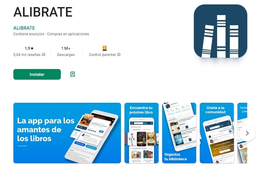 ALIBRATE app libros leídos