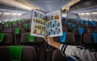 Aerolínea promueve la lectura