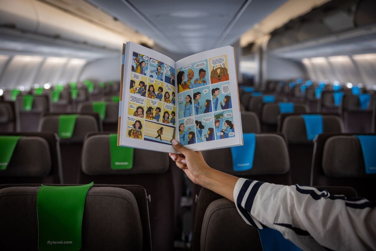Aerolínea promueve la lectura