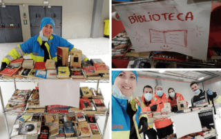 Ana Ruiz enfermera de SUMMA es la creadora de la biblioteca IFEMA