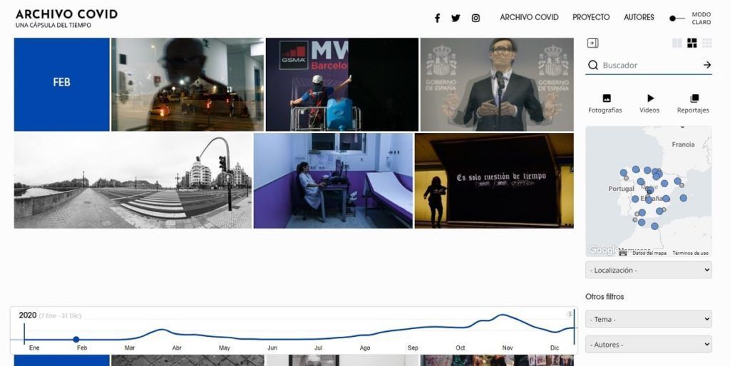 Archivo Covid, un legado visual de la pandemia en España para futuras generaciones