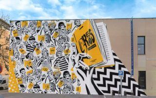 Arte urbano bibliotecas de Madrid
