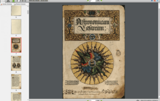 Astronomicum Caesareum obra maestra de la imprenta del siglo XVI
