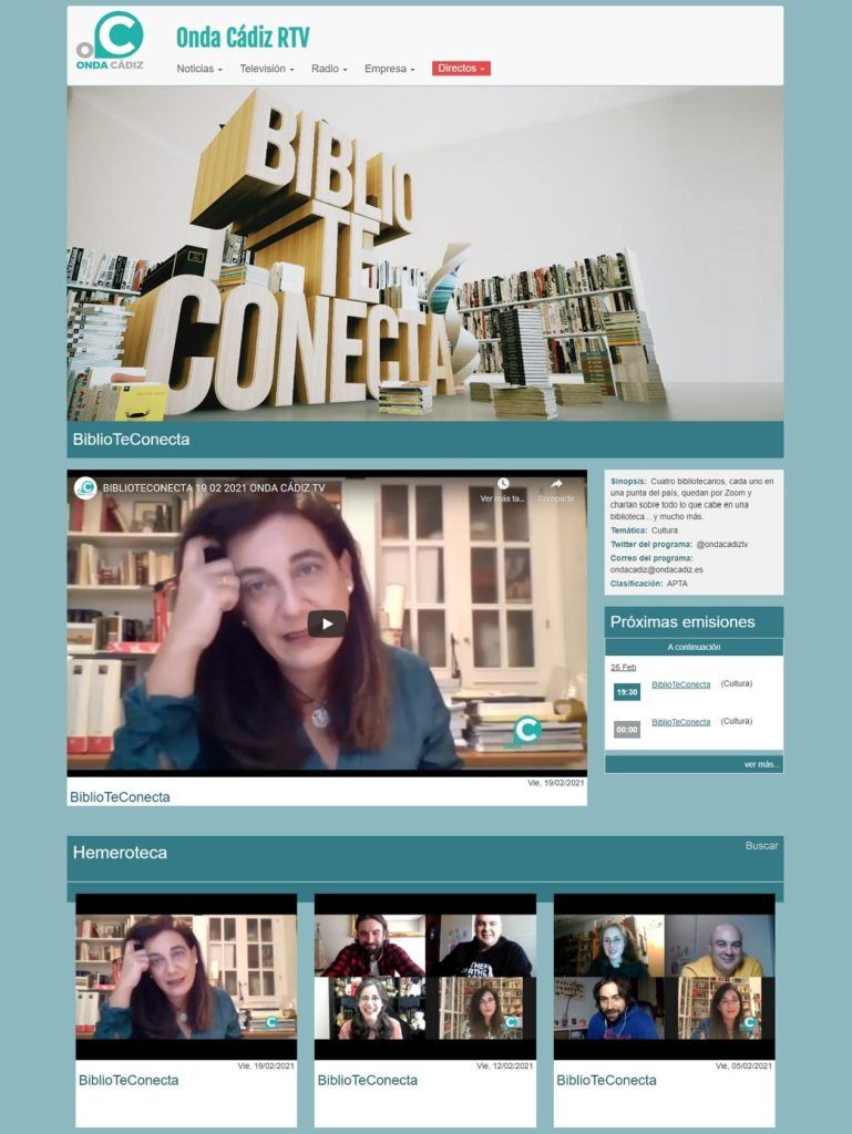 BiblioTeConecta Onda Cádiz TV