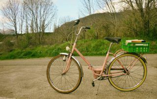 Bibliocleta, bibliotecaria lleva libros en bicicleta a las personas confinadas