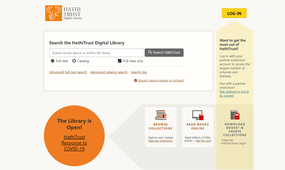 Biblioteca digital HathiTrust
