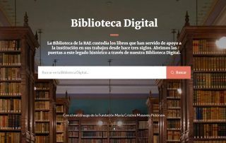 Biblioteca digital de la RAE