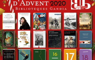 Calendario literario de Adviento de las Bibliotecas de Gandía