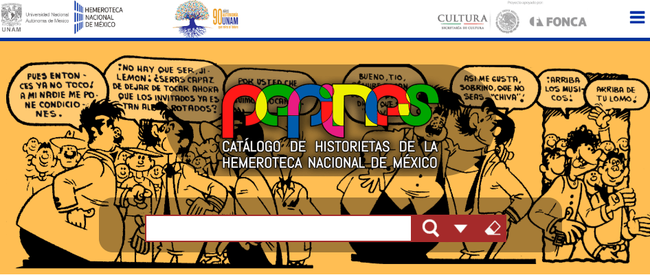 Catálogo de Historietas de la Hemeroteca Nacional Pepines
