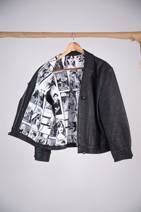 Chaqueta ochentera con forro manga Chaqueta ochentera con forro manga