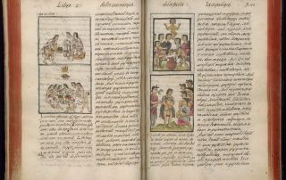 Códice Florentino manuscrito raro
