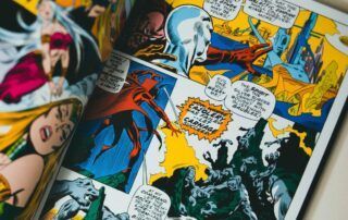Comic abierto por página
