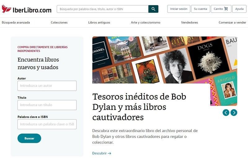 Comprar libros de segunda mano en IberLibro