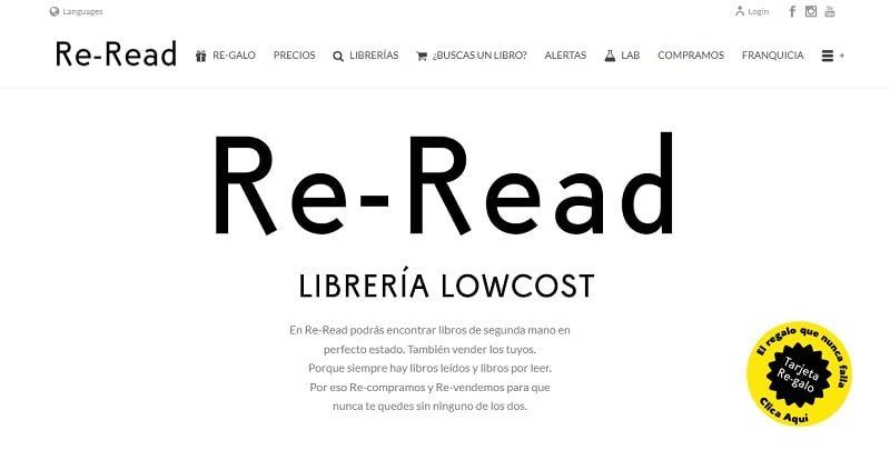 Comprar libros de segunda mano en Re-Read