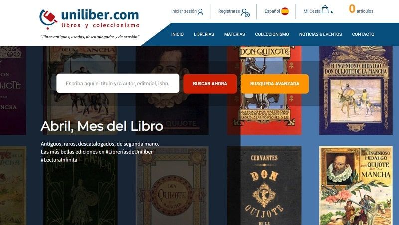 Comprar libros de segunda mano en Uniliber