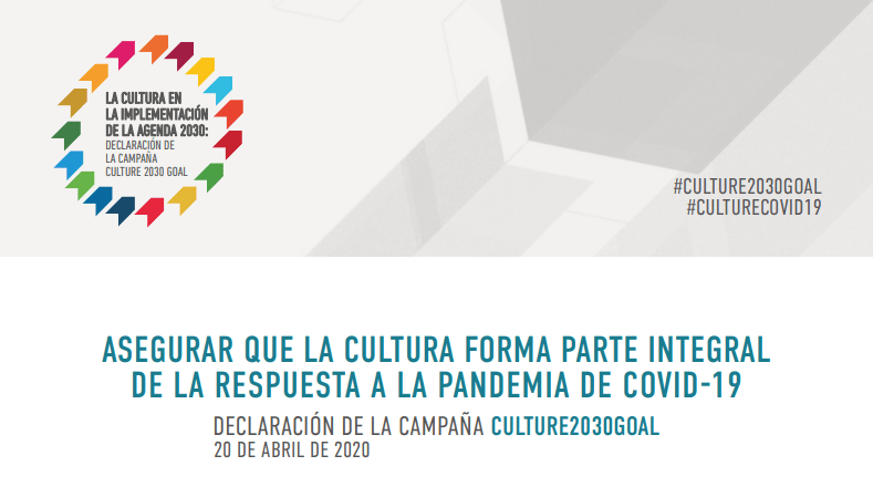CultureGoal2030 Cultura necesaria en el mundo