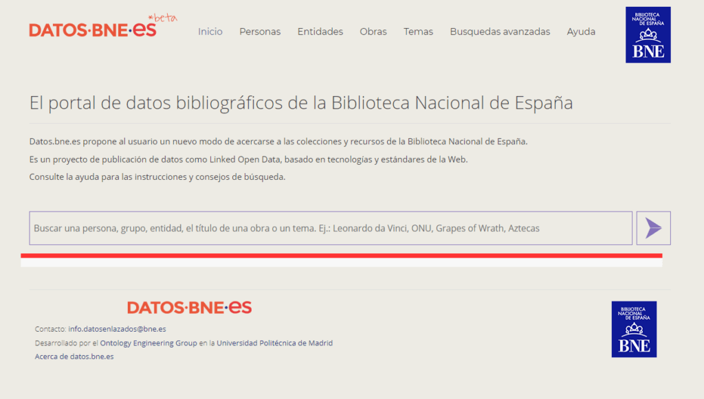 Datos BNE