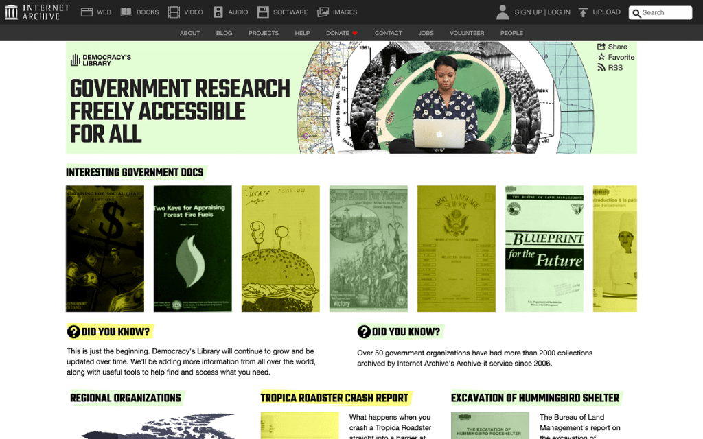 Democracys Library Internet Archive 2