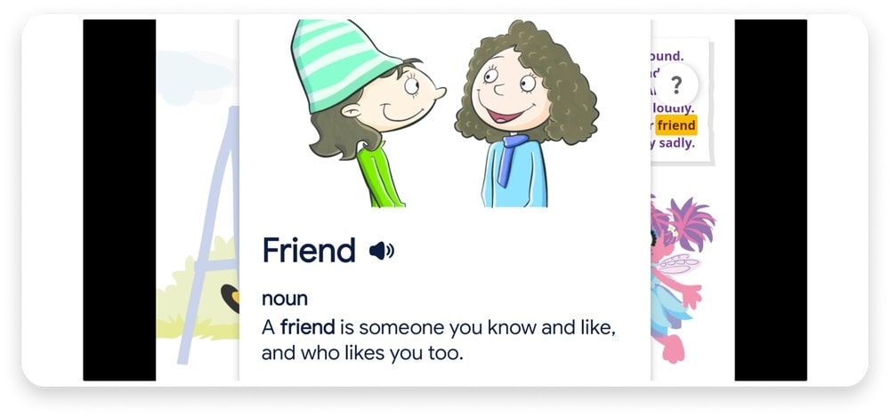 Diccionario libros infantiles para facilitar la lectura en Google Play Books