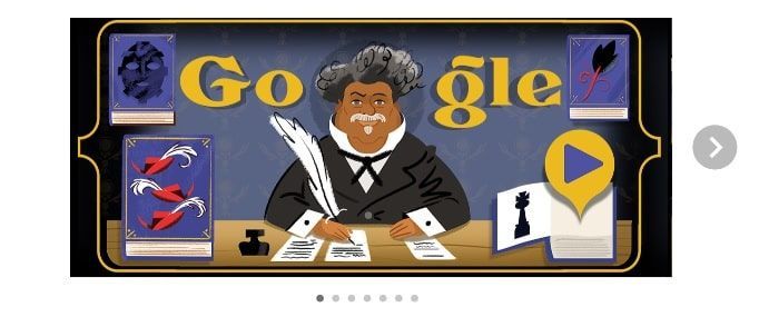 Doodle Alexandre Dumas
