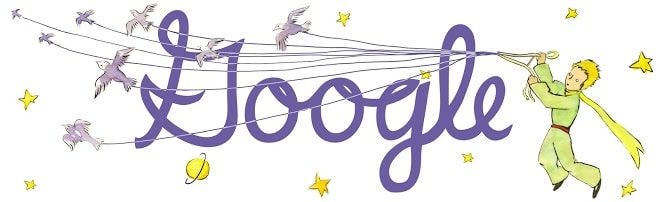 Doodle Antoine de Saint-Exupery