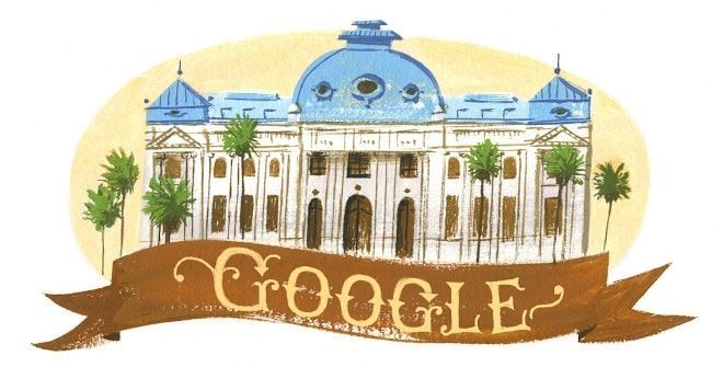 Doodle Biblioteca Nacional de Chile