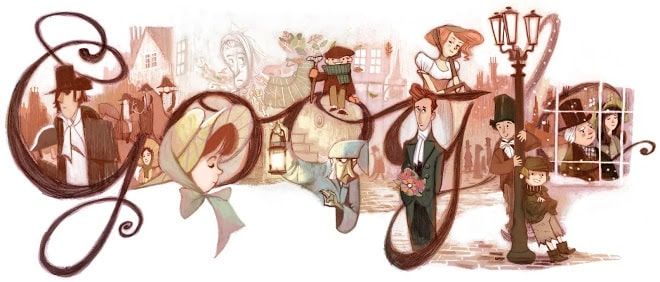 Doodle Charles Dickens