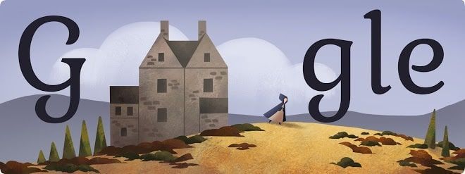 Doodle Charlotte Brontë