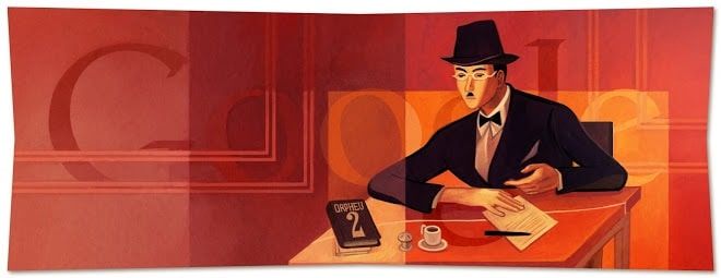 Doodle Fernando Pessoa