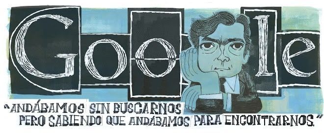Doodle Julio Cortázar