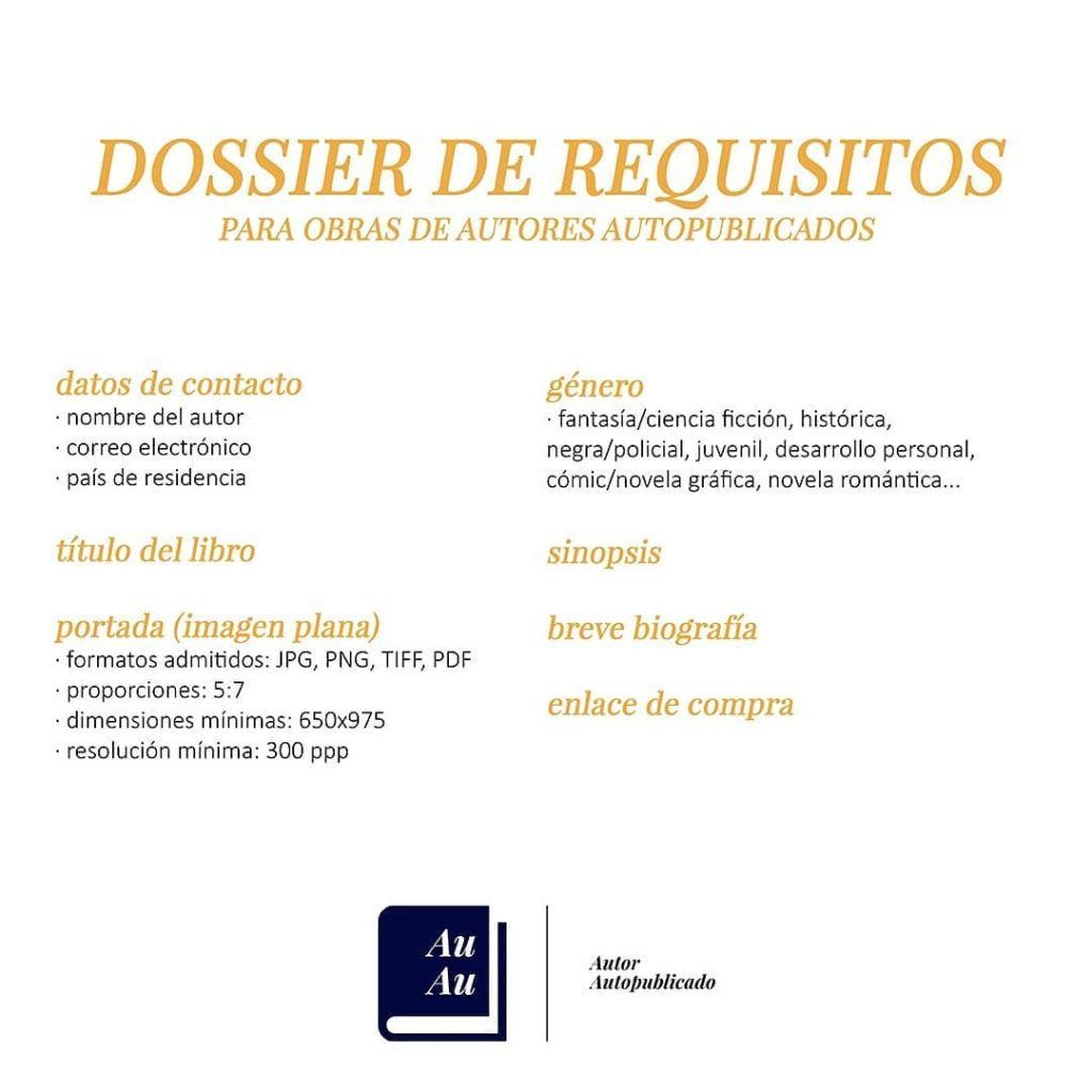 Dossier requisitos para obras de autores autopublicados