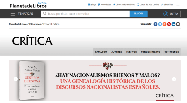 Editorial Crítica Editorial Crítica