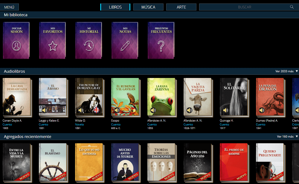 El Libro Total biblioteca en streaming de libros y audiolibros