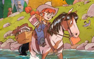 El cómic «Molly Wind» rescata el espíritu de las bibliotecarias a caballo
