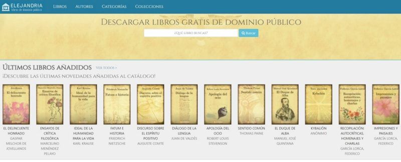 Elejandria libros de dominio público