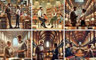 Estereotipos del personal bibliotecario según la inteligencia artificial