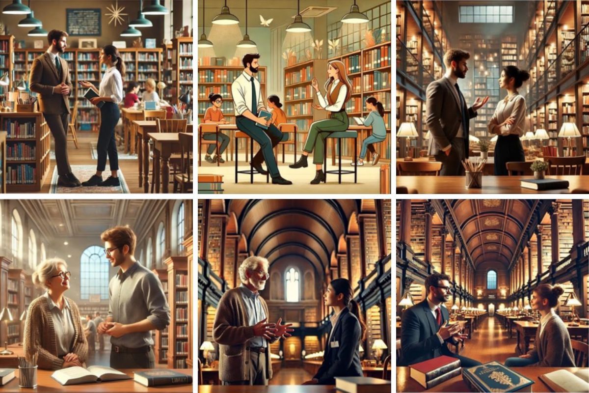 Estereotipos del personal bibliotecario según la inteligencia artificial
