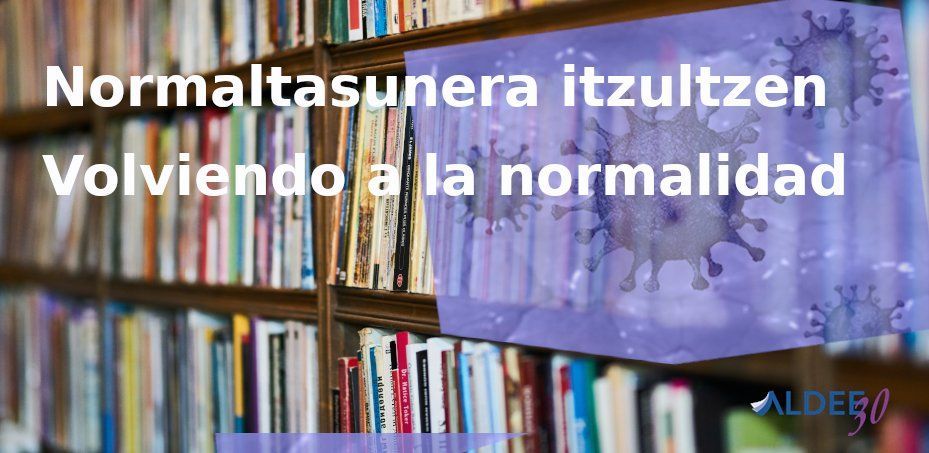 Etapas reapertura de bibliotecas ALDEE