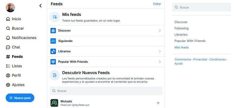 Feeds Bluesky - Julián Marquina