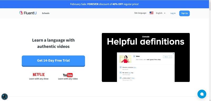 FluentU aprender inglés