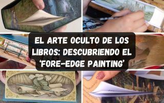 El arte oculto de los libros Descubriendo el ‘fore-edge painting’