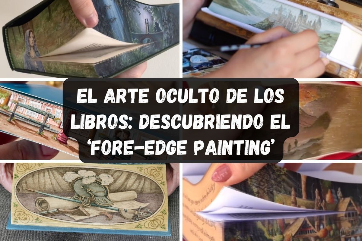 El arte oculto de los libros Descubriendo el ‘fore-edge painting’