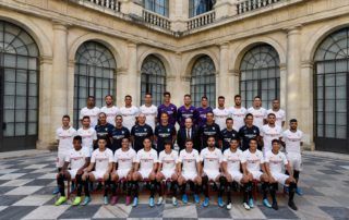 Foto oficial Sevilla FC 2019 2020 en el Archivo General de Indias
