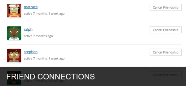 Friend connections Friend connections