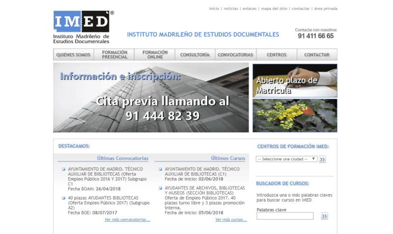 IMED – Instituto Madrileño de Estudios Documentales IMED – Instituto Madrileño de Estudios Documentales