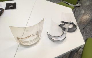 Impresión 3D de viseras protectoras contra el Coronavirus en la Biblioteca Universitaria de la ULPGC