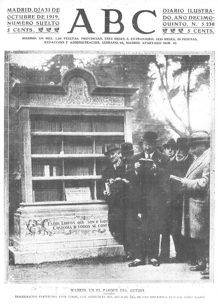 Inauguración de las Bibliotecas de Parques y Jardines