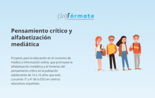(In)fórmate alfabetización mediática pensamiento crítico