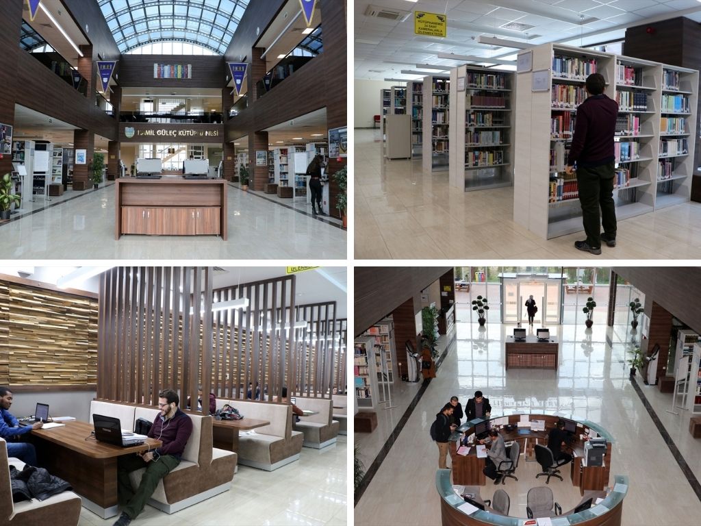 Interior Biblioteca de la Universidad de Karabuk